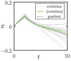 Correspondence between neuroevolution and gradient descent